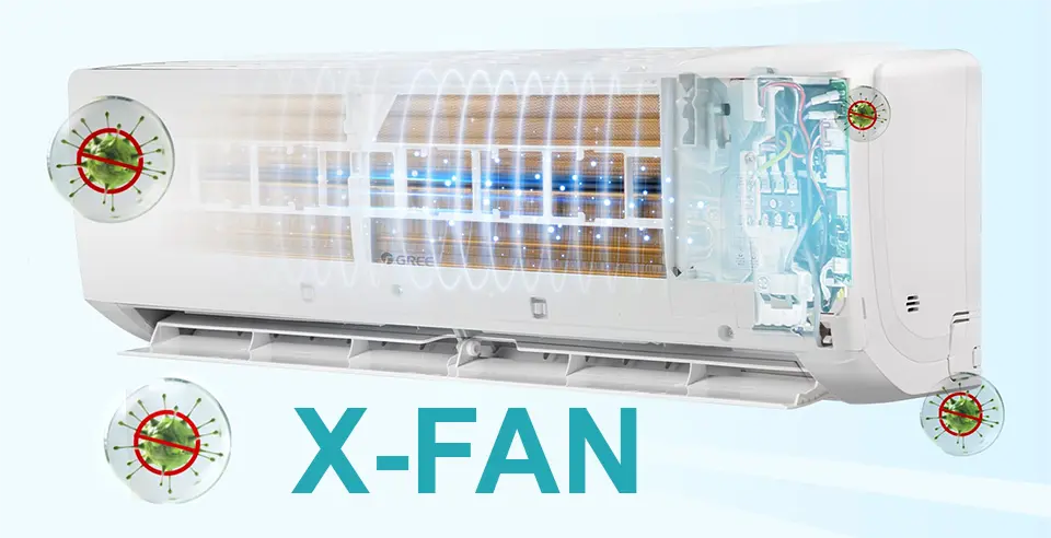 Công nghệ X-FAN tự động sấy khô