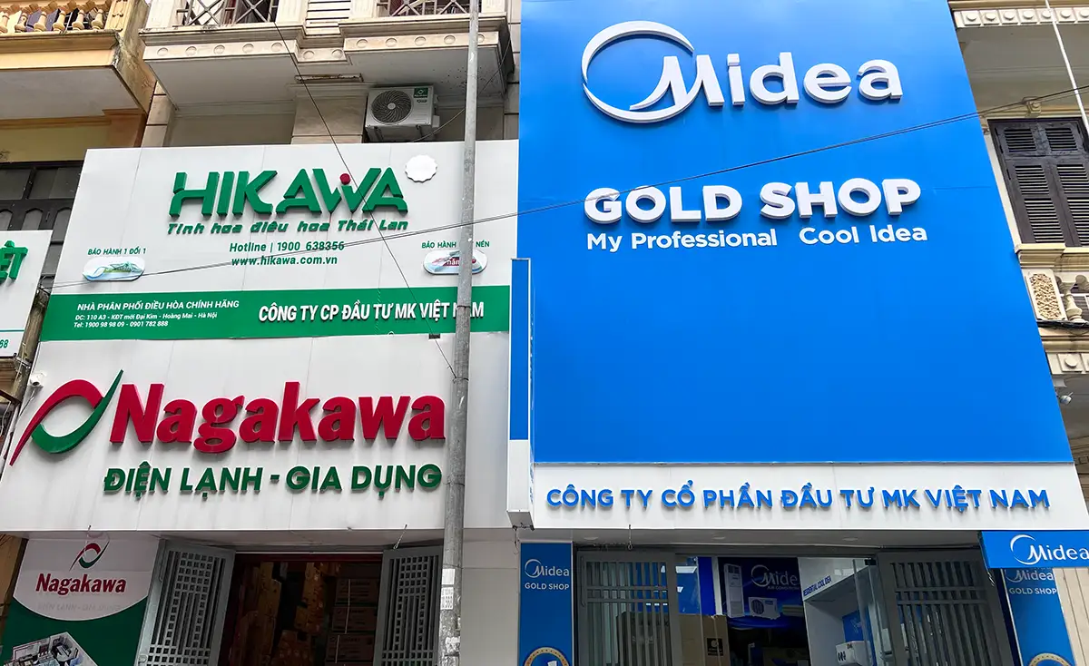 Địa chỉ mua điều hoà Midea