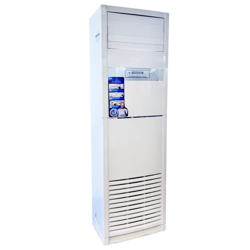 Điều hòa tủ đứng Midea 28000BTU 1 chiều MFPA-28CRN1 mặt nghiêng