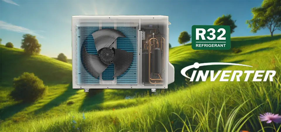 Gas R32 và chế độ inverter thân thiện môi trường