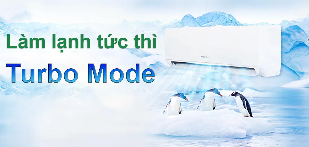 Làm lạnh siêu nhanh với Turbo Mode