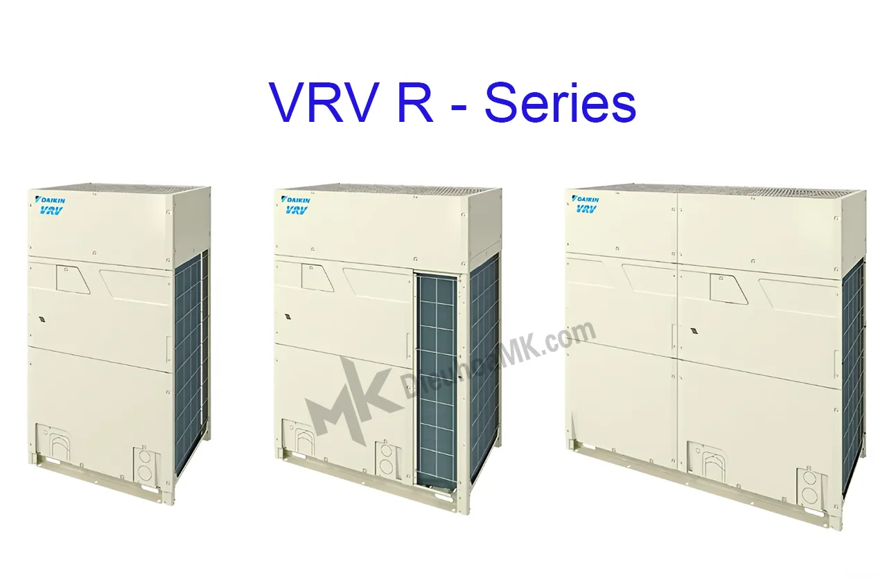 Điều hoà trung tâm Daikin VRV R series với 3 kiểu dàn nóng