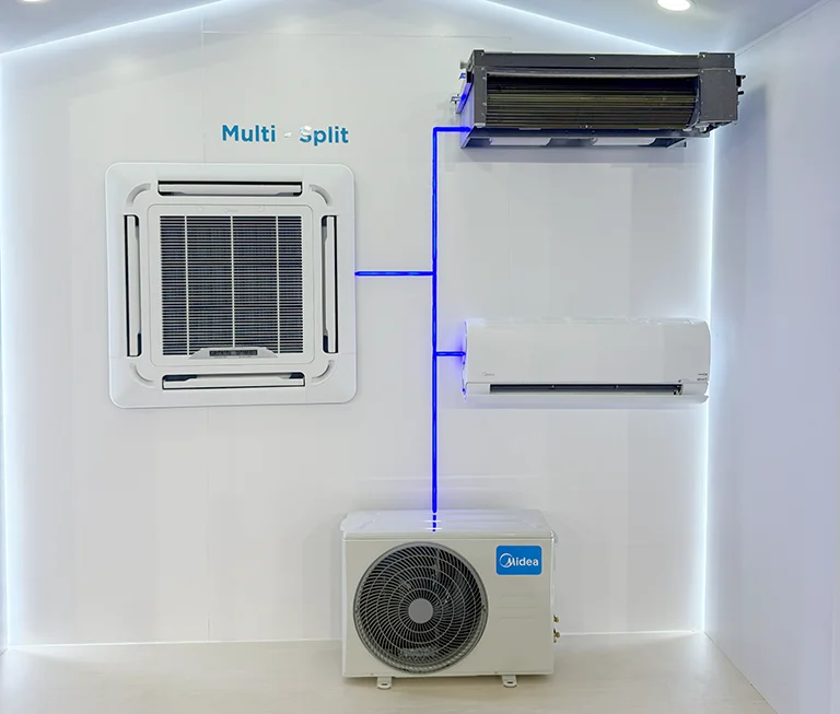 Hệ thống multi của điều hoà Midea