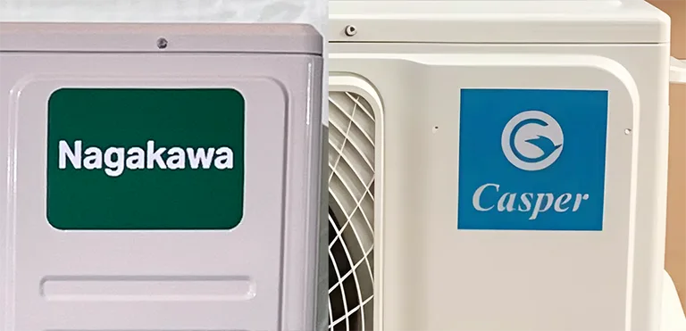 So sánh điều hòa Nagakawa và Casper