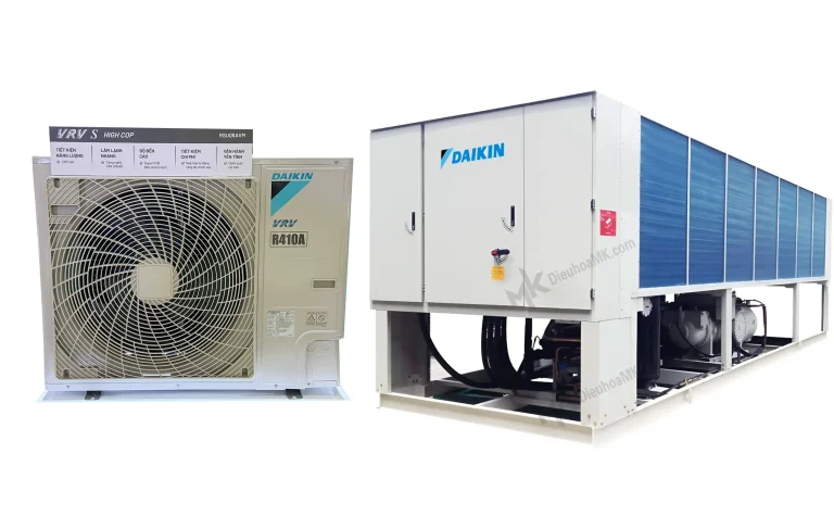 So sánh giữa Chiller và Điều hòa VRV